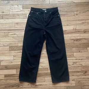 Madewell Wide Leg Cropped Jeans